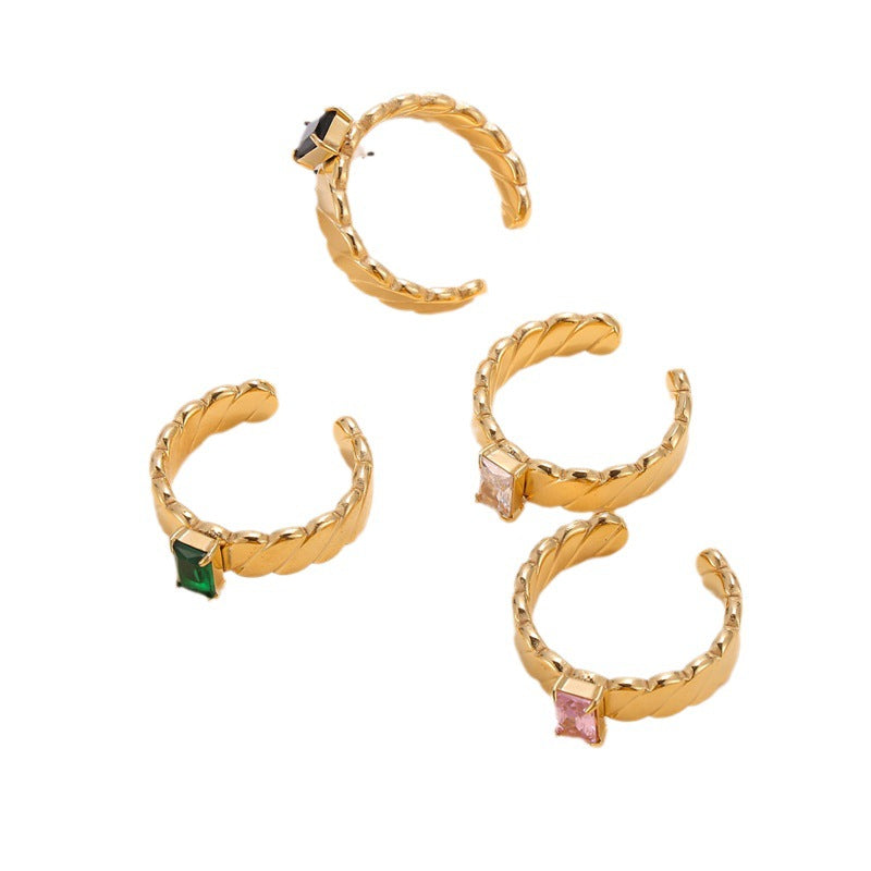 Wholesale Stainless Steel Diamond Ring